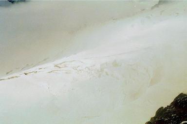 Crevasses on the Emmons Glacier